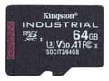 Miniatyrbild 2 av 5: Kingston Industrial - Flash-minneskort - 64 GB - A1 / Video Class V30 / UHS-I U3 / Class10 - mikroSDXC UHS-I
