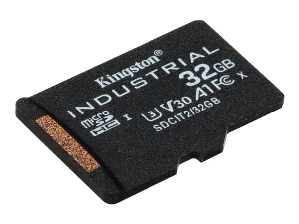 Kingston Industrial - Flashminnekort - 32 GB - A1 / Video Class V30 / UHS-I U3 / Class10 - microSDHC UHS-I