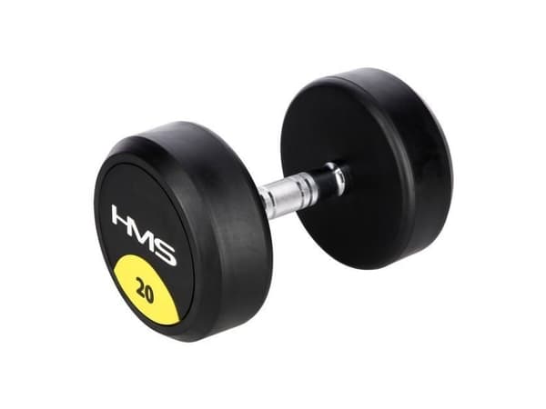 HMS Rubberized dumbbell HG PRO 20kg (17-66-159)