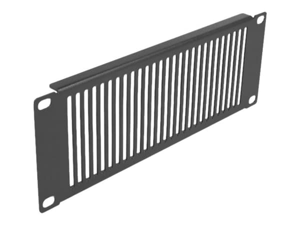 Delock - Rackpanel - svart - 2U - 10"