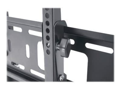 Manhattan TV &amp; Monitor Mount, Kolmijalkainen lattiateline, 1 näyttö, Näyttökoot: 37-65", Musta, VESA 200x200 - 600x400mm, Max 35kg, LFD, elinikäi