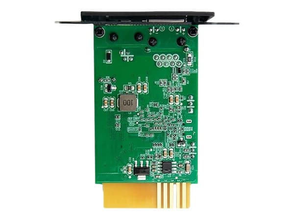 Qoltec SNMP Module for Uninterruptible Power Supply - Adapter for fjernstyrt administrasjon - 10/100 Ethernet x 1 - for P/N: 53042, 53043, 53044, 539