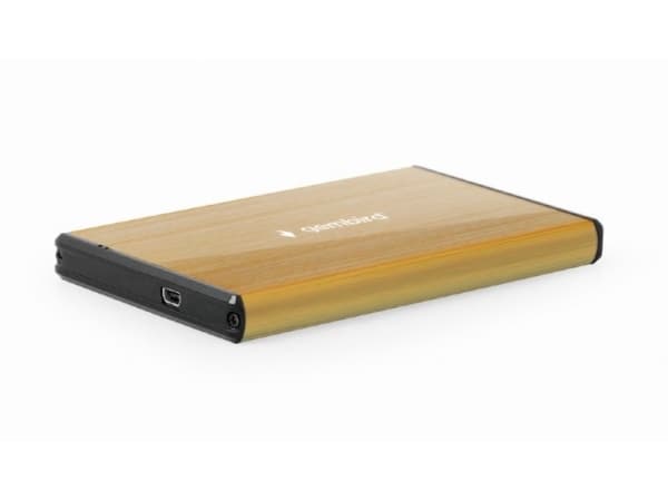 Gembird EE2-U3S-3-GL - Lagringspakke - 2,5" - SATA 6Gb/s - USB 3.0 - gull