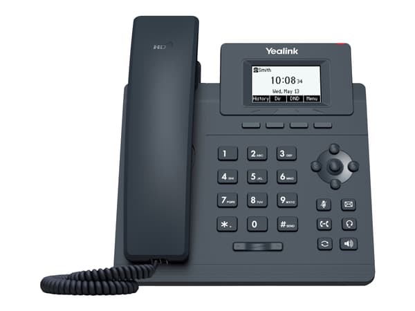 Yealink SIP-T30, IP Phone, Musta, Johdollinen puhelin, 1000 entries, Painikkeet, LCD