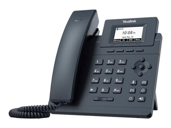 Yealink SIP-T30, IP Phone, Musta, Johdollinen puhelin, 1000 entries, Painikkeet, LCD