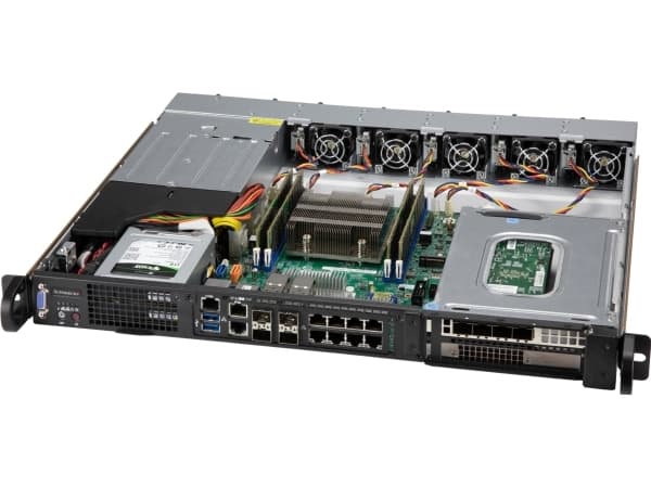 Supermicro CSE-515M-R804, Stativ, Server, Sort, 1U, Vifte feil, Harddisk, Nettverk, Status, System, 80 PLUS Platinum Certified Sort