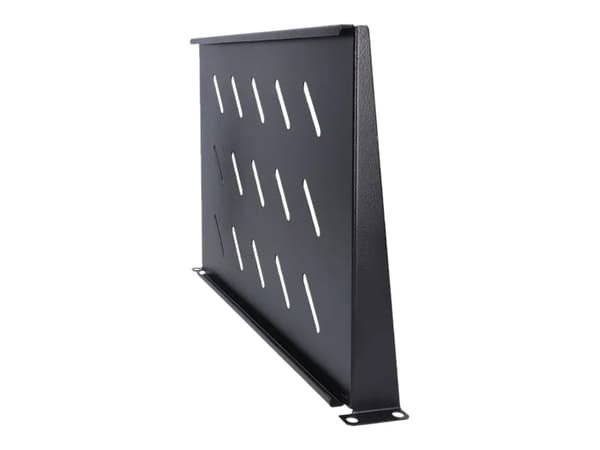Extralink - Hylla för rack - svart - 1U - 19"