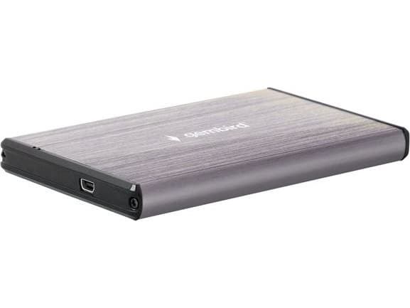Gembird EE2-U3S-3-LG - Drevkabinett - 2.5" - SATA 6Gb/s - USB 3.0 - lysegrå