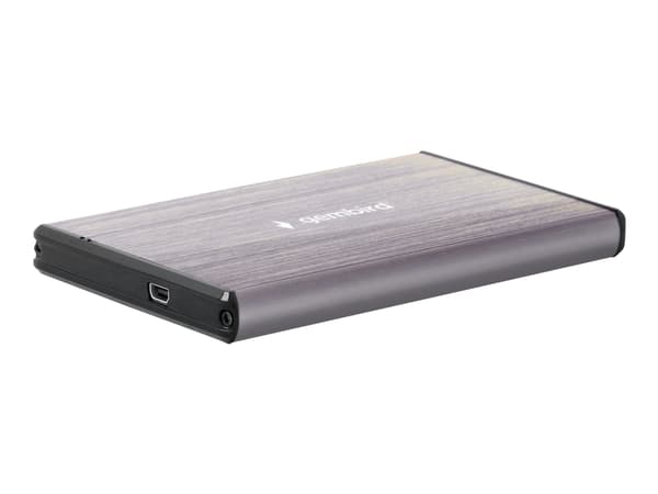 Gembird EE2-U3S-3-LG - Drevkabinett - 2.5" - SATA 6Gb/s - USB 3.0 - lysegrå Lysegrå