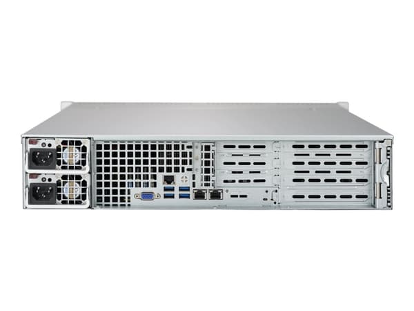 Supermicro SC825 TQC-R802WB - Rackmonterbar 2U - forbedret og utvidet ATX - SATA/SAS - hot-swap 800 watt - svart