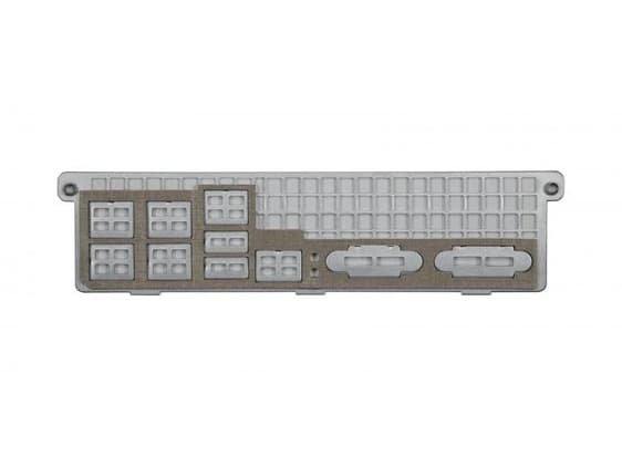 Supermicro System-E/A-Abddeckplatte - 1U ( MCP-260-00061-0N )