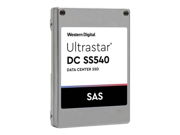 WD Ultrastar DC SS530 - SSD - 3.84 TB - inbyggd - 2.5" SFF (i 3,5-tums hållare) - SAS 12Gb/s