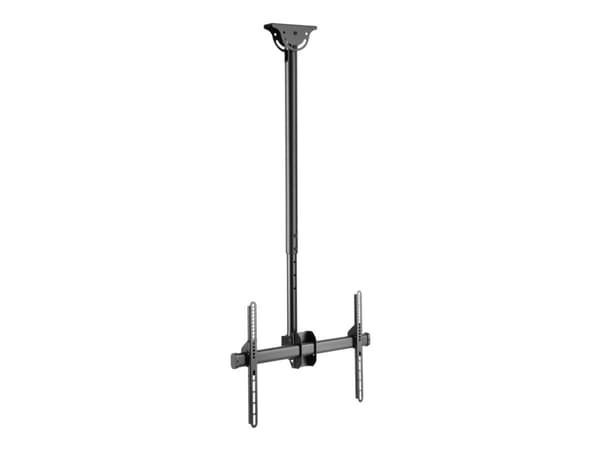 VivoLink - Brakett - teleskopisk - for TV / monitor - stål - svart - skjermstørrelse: 37"-70" - takmonterbar