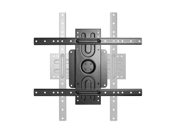 Equip 650331, 94 cm (37"), 2,03 m (80"), 200 x 200 mm, 600 x 400 mm, Aluminium, Plast, Rustfritt stål, Sort