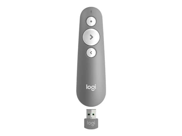 Logitech R500s - Esittelykaukosäädin - 3 painiketta - keskiharmaa
