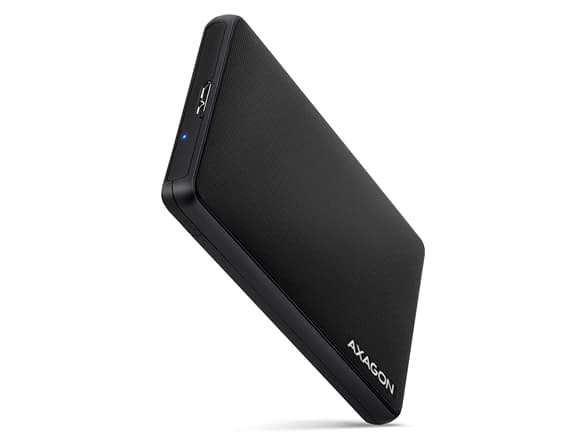 AXAGON EE25-SL ulkoinen 2,5" kotelo, USB 3.0 / SATA III - USB-A, musta