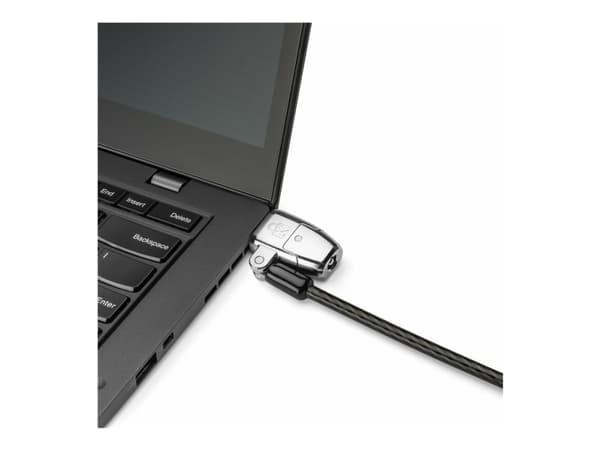 Kensington ClickSafe 2.0 3-in-1 avaimellinen kannettavan tietokoneen lukko - Master Keyed - turvakaapelilukko - 1,8 m