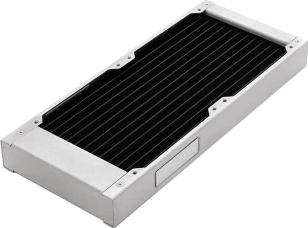 Watercool 24109, Radiatorblokk, Messing, Kobber (Cu), Rustfritt stål, Rustfritt stål, 1/4", 4 vifter, 12 cm