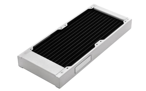 Watercool 24109, Radiatorblokk, Messing, Kobber (Cu), Rustfritt stål, Rustfritt stål, 1/4", 4 vifter, 12 cm