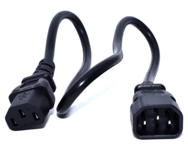 Zebra - Strømkabel - power IEC 60320 C13 til IEC 60320 C14 - 50 cm