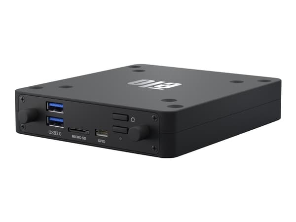 Elo Backpack 4 - Ryggsekk-PC - 1 RK3399 inntil - RAM 4 GB - flash 32 GB - eMMC 5.1 - Gigabit Ethernet - Android 10 - monitor: ingen - svart