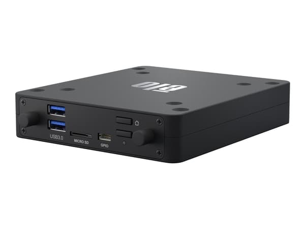 Elo Backpack 4 - Ryggsekk-PC - 1 RK3399 inntil - RAM 4 GB - flash 32 GB - eMMC 5.1 - Gigabit Ethernet - Android 10 - monitor: ingen - svart