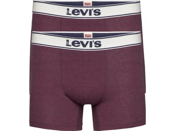 Levi`s Levi's Boxer 2 Pairs Briefs 37149-0401 Bordowe S