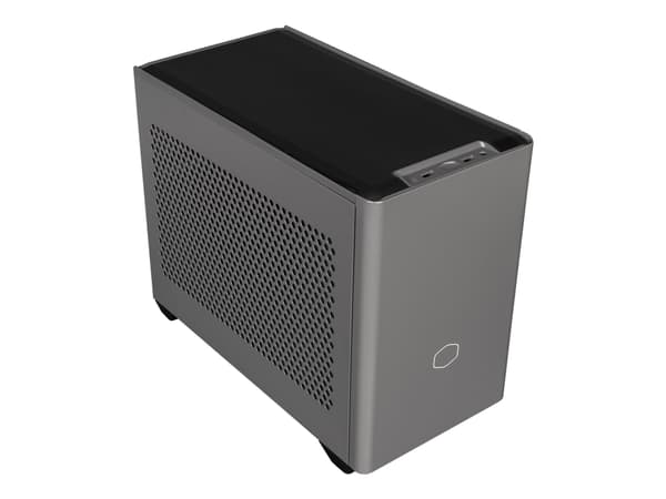 Cooler Master MasterBox NR200P MAX - - mini-ITX - 850W Gold strømforsyning (SFX12V/SFX-L12V) - grå, svart - USB/lyd