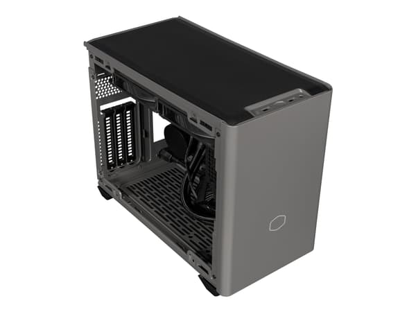 Cooler Master MasterBox NR200P MAX - - mini-ITX - 850W Gold strømforsyning (SFX12V/SFX-L12V) - grå, svart - USB/lyd