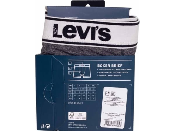 Levi`s Levi's Boxer 2 Pairs Briefs 37149-0398 szary M