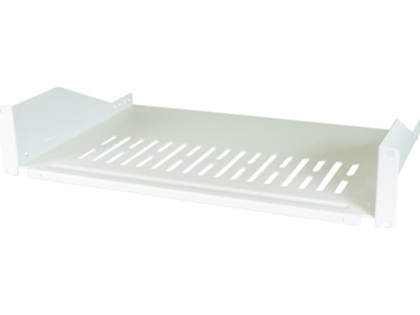 EFB Elektronik 691650GR.2B, Hylla till rackskåp, Grå, 22 kg, 2U, 48,3 cm (19"), 482,6 mm