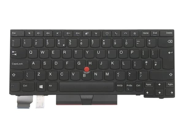 Primax - Ersättningstangentbord för bärbar dator - med Trackpoint - QWERTY - brittisk - svart - FRU - för ThinkPad L13 Gen 2; L13 Yoga Gen 2; X13 Gen