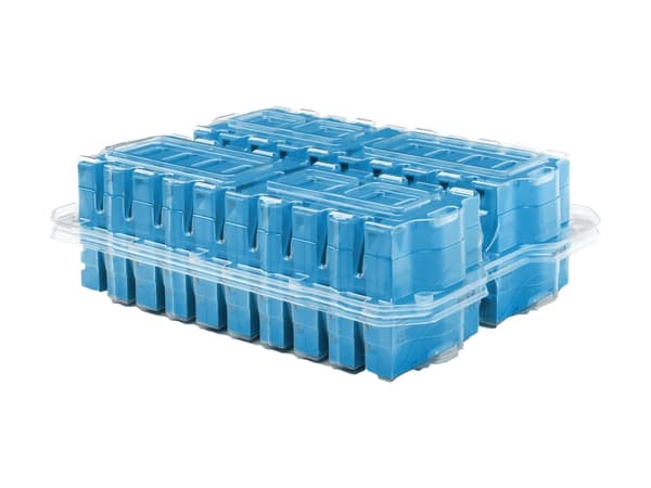 HPE - 20 x LTO Ultrium 9 - 18 TB / 45 TB - påskrivningsetiketter - lys blå - bibliotekspakke - for P/N: R7E99A, R7F00A, R7F01A, R7F02A