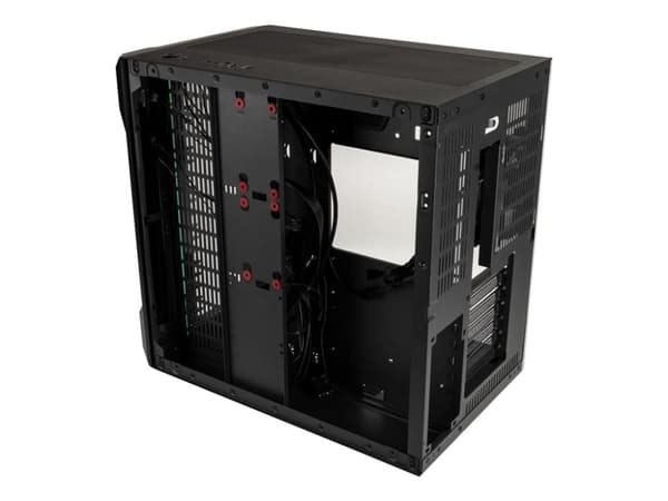 Kolink Unity Code X - Mid tower - ATX - genomskinlig sidopanel (härdat glas) - ingen strömförsörjning (ATX) - svart - USB/ljud