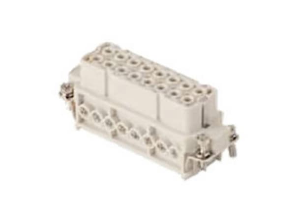 Molex 936010143 GWconnect Screw Terminal Insert, Female, 16-Pole, 16A, Numbered 1-16, with Wire Protection, Silver (Ag) P