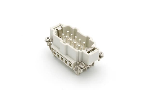 Molex 936010238 GWconnect Screw Terminal Insert, Male, 10-Pole, 16A, with Wire Protection, Silver (Ag) Plated Contacts, S