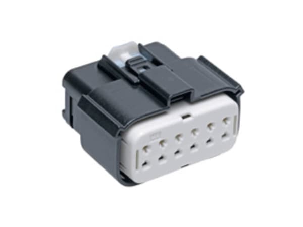 Molex 194180026 Mx150l 12 Circuit Receptacle For 18-22 Awg Wire, With Cpa, Black