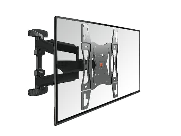 Vogel's BASE 45 L - Monteringssett (veggmontering) - Tilt & Turn - for flatpanel - svart - skjermstørrelse: 40"-65" - veggmonterbar