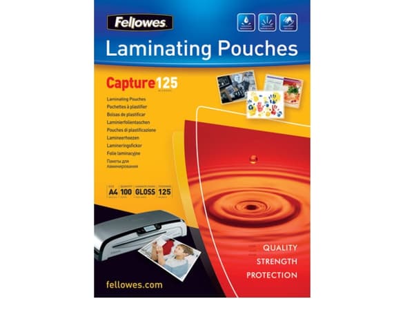 Fellowes ImageLast - 125 mikroner - 25-pack - glanset - glanset - A4 (210 x 297 mm) lamineringspunger