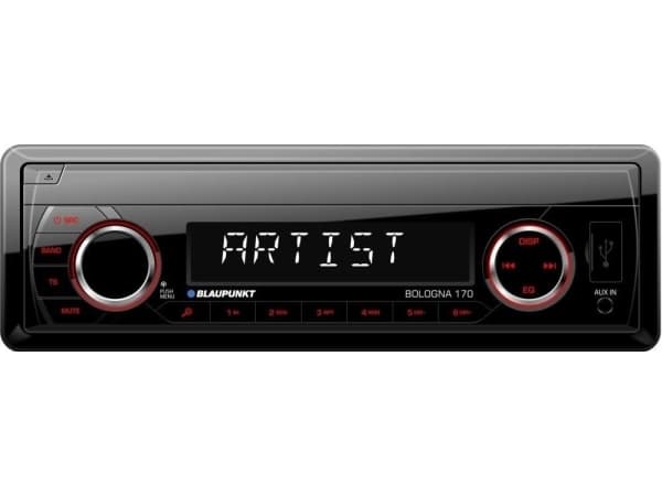 Blaupunkt Bologna 170, Sort, 2 DIN, 4.0 kanaler, 40 W, 40 - 12000 Hz, -3 dB