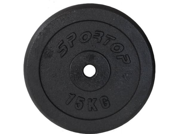 OBCIAZENIE ZELIWNE Musta 15 KG ENERO FIT fi26,5