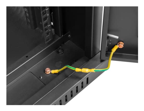 Lanberg V2 - Rack skåp - 800 x 1000 mm, platt paket - fristående - svart, RAL 9004 - 42U - 19"