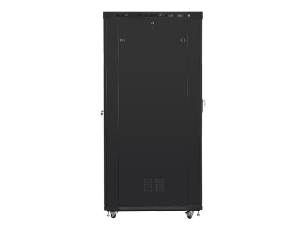 Lanberg FF01-8242-12BL, Itseseisova teline, 42U, 800 kg, Näppäinlukko, Kotelon kiskot, Säädettävät jalat