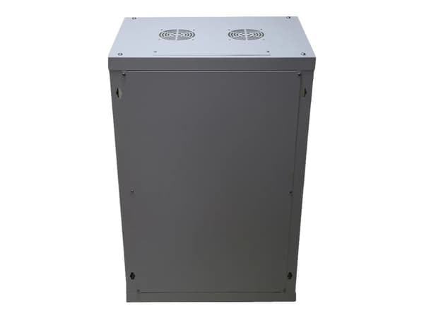 Extralink - Rack skåp - 600x600 mm - väggmontering - grå - 18U - 19"