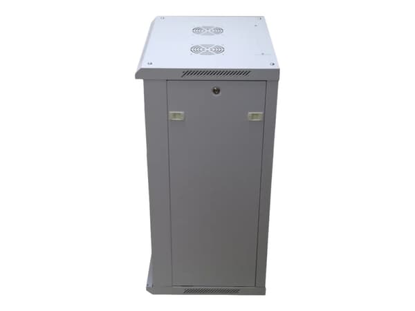 Extralink - Rack skåp - 600x600 mm - väggmontering - grå - 18U - 19"