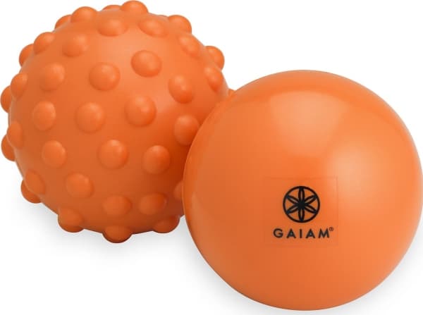 Gaiam Piłka do masażu pomarańczowa 2 szt.