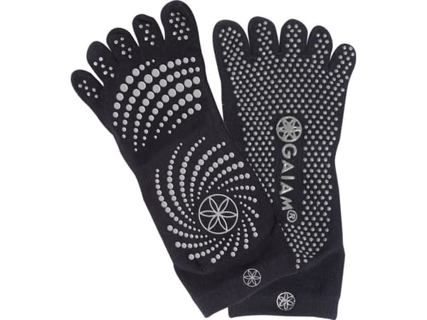 Gaiam GAIAM ANTI-SLIP SOCKS BLACK S/M 52223