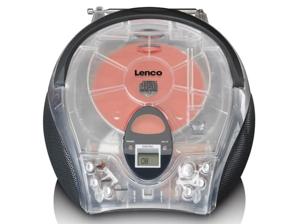 Lenco SCD-24TR, Bärbar, Digital, FM, 2-vägs, LCD, 2,29 cm (0.9")