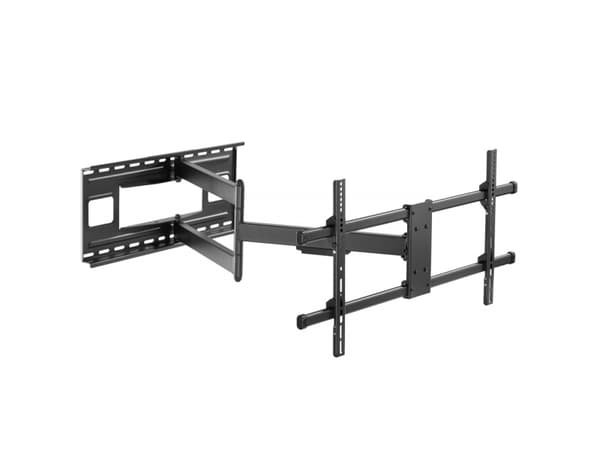 Techly ICA-PLB 490, 2,03 m (80"), 200 x 200 mm, 800 x 400 mm, -15 - 5°, -90 - 90°, Musta musta