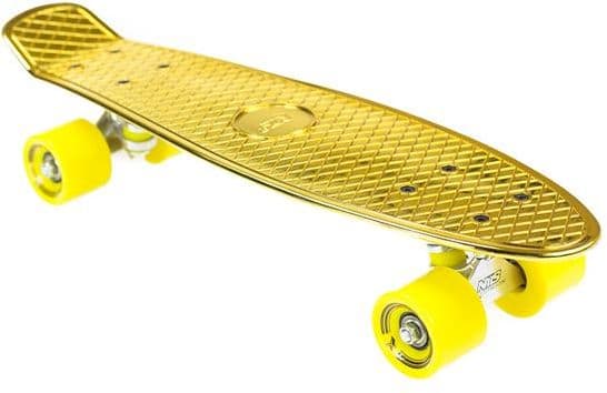 NILS Extreme Skateboard PNB01 Electrostyle Pennyboard Yellow skateboard